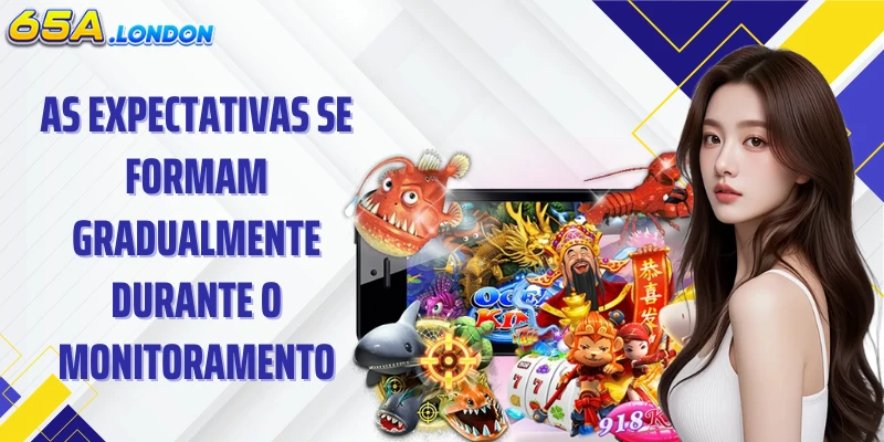 As expectativas se formam gradualmente durante o monitoramento
