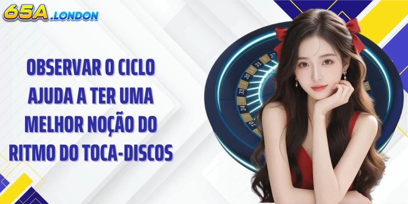 Observar o ciclo ajuda a ter uma melhor noção do ritmo do toca-discos